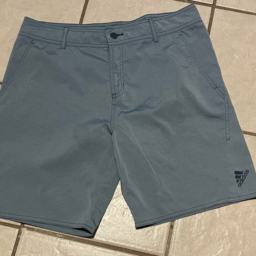 NEW Adidas Men's Versatile Swim Short‎ Trunk Size 32 Legacy Blue Swimwear FJ3899